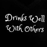 Drinks Well With Others Glitter Shirt
