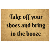 Take Off Your Shoes Coir Doormat