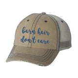 Barn Hair Don't Care Distressed Ladies Trucker Hat