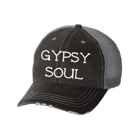 Gypsy Soul Distressed Ladies Trucker Hat