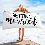 Getting Married Beach Towel