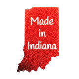 Made in Indiana Glitter Onesie