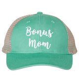 Bonus Mom Vintage Ponytail Hat