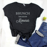 Brunch Because Mimosas Dolman Shirt