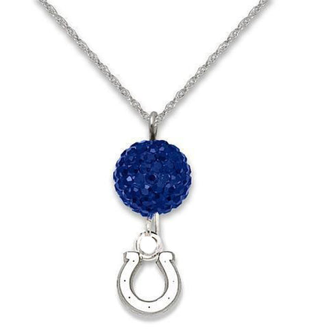 Indianapolis Colts Crystal Necklace