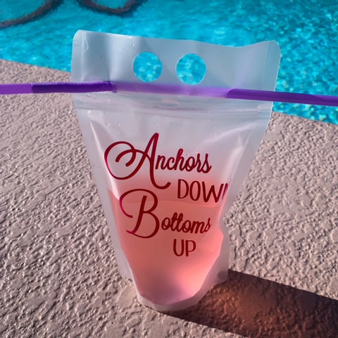 Anchors Down Bottoms Up Drink Pouch
