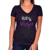 Drink Up Witches Glitter Short Sleeve Shirt