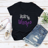 Drink Up Witches Glitter Short Sleeve Shirt