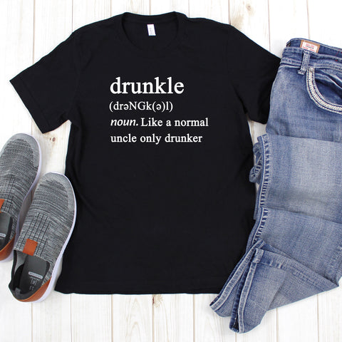 Drunkle Definition Short Sleeve Shirt