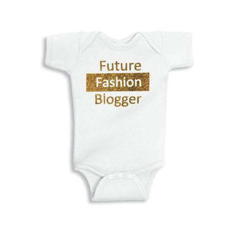 Future Fashion Blogger Onesie