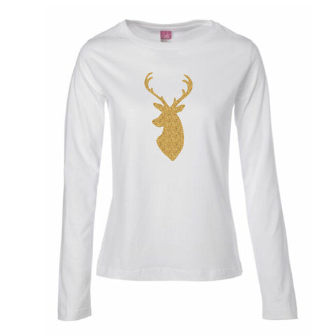Gold Deer Long Sleeve Shirt