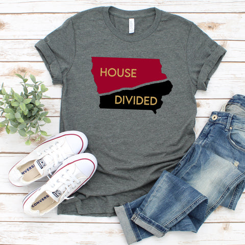 House Divided Iowa Short Sleeve Shirt