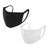 Two Layer Cotton Solid Color Face Mask