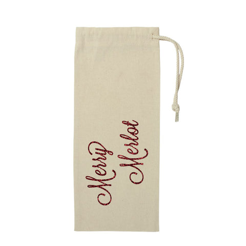 Merry Merlot Wine Gift Bag