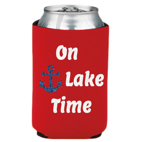 On Lake Time Can Cooler