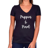 Puppies & Pinot Short Sleeve Shirt