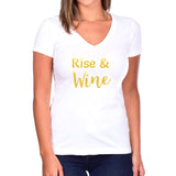 Rise & Wine Foil Shirt